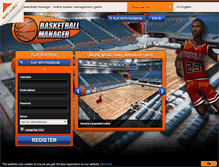 Tablet Screenshot of basketball-manager.net